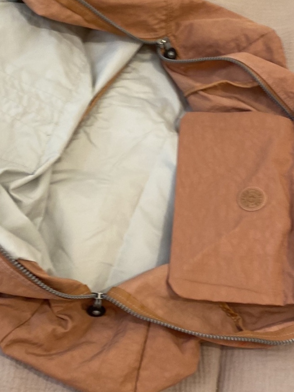 Kipling Brown Weekender Tote Bag - Picture 2 of 6